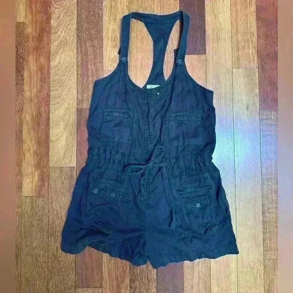 French Connection  | Dark grey one piece short jumpsuit size 8 or medium - Picture 1 of 12